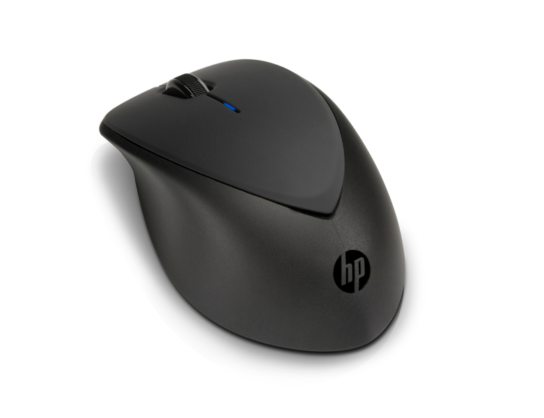 HP X4000b Bluetooth Mouse - Ambidextrous - Bluetooth - 1600 DPI - Black - H3T50AA#AC3