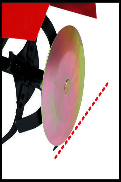 Einhell GC-MT 2560 LD - Mini motobineuse à essence - 60 cm - 23 cm - 3 400 tr/min