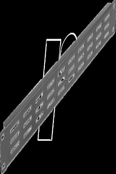 Panneau de rack Delock - noir - 1U
