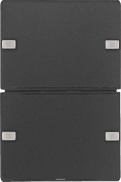 Berker 80142326 KNX Capteur à bouton-poussoir 2 voies Q.1/Q.3 Anthracite