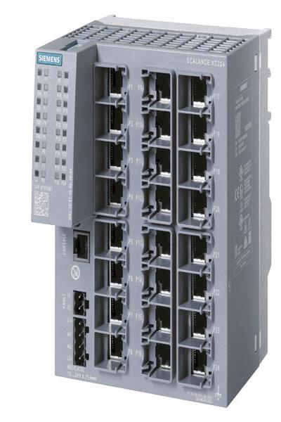 Siemens SIEM 6GK5224-0BA00-2AC2 SCALANCE XC224 manageable Layer 2 IE Switch 24X - Switch - WLAN