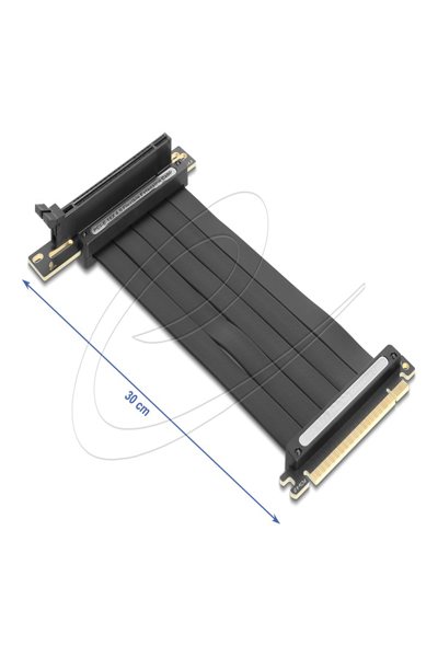 Carte riser Delock PCI Express 4.0 x16 mâle vers emplacement 90°