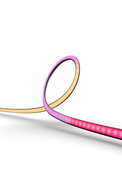 Philips Hue Play Gradient Lightstrip for PC, Smart strip light, Bluetooth/Zigbee, Black, White, LED, Silicone, Non-changeable bulb(s) - 929003498602