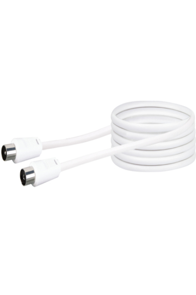 Câble IEC vers IEC Schwaiger 5 m blanc