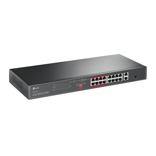 TP-LINK JetStream TL-SL1218P - V1 - Network Switch Unmanaged - TL-SL1218P