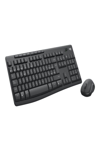 Logitech MK370 Combo for Business - Wireless - RF Wireless + Bluetooth - Membrane - AZERTY - Graphite - Mouse included - 920-012066