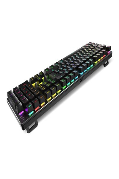 Sharkoon SKILLER SGK36W, Fullstor (100 %), Trådlös, RF Trådlös, Mekanisk, QWERTZ, RGB LED - 4044951040483