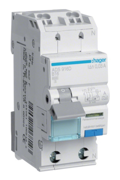 Hager ADS916D Type A 240 V