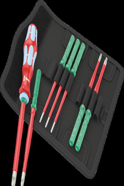 Wera 05006630001 - Jeu de tournevis à lames interchangeables Kraftform Kompakt VDE