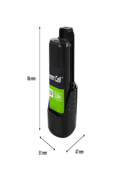 Green Cell PTBO12V3 Li-Ion 3Ah 12V Battery Bosch - PTBO12V3