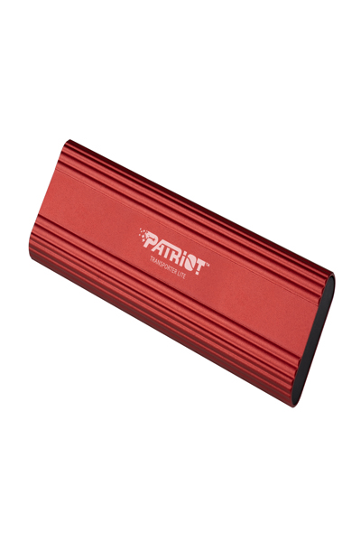 PATRIOT Memory Transporter Lite, 512 GB, USB Type-C, 3.2 Gen 2 (3.1 Gen 2), 1000 MB/s, Red - PTPL512GPEC