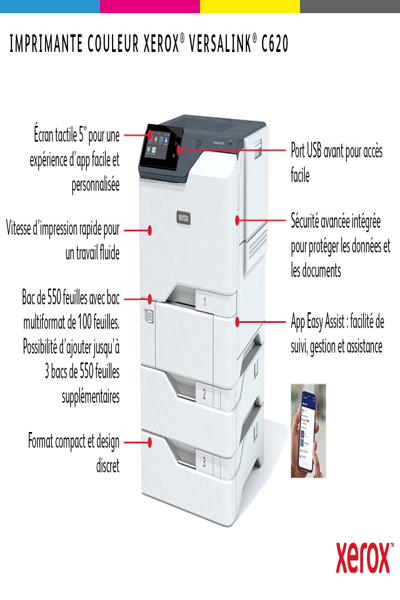 Xerox VersaLink C620V/DN - Printer - C620V_DN