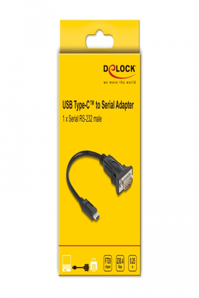 Delock seriell adapter - USB-C 3.1 Gen 1 / Thunderbolt 3 - 64125