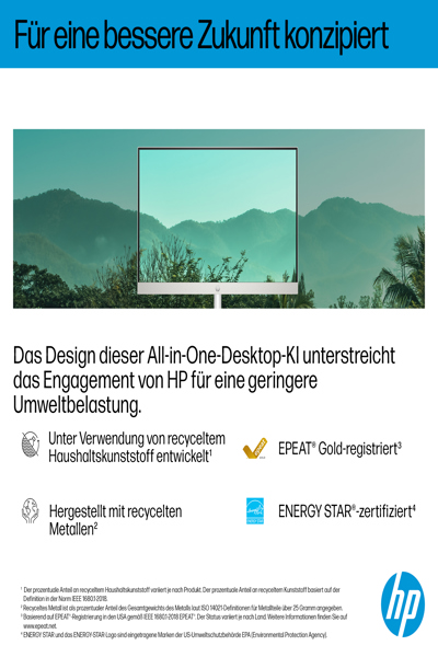 HP All-in-One PC 27-cr2150ng: 27" FHD-Display, Intel Core Ultra 5 225U