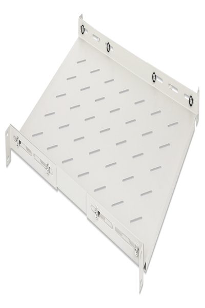 Intellinet Rack shelf - 19" variable rails, fixed mounting - 714099