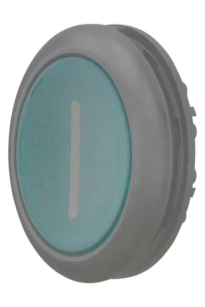 Bouton-poussoir plat lumineux EATON, vert, momentané M22S-DL-G-X1 216939