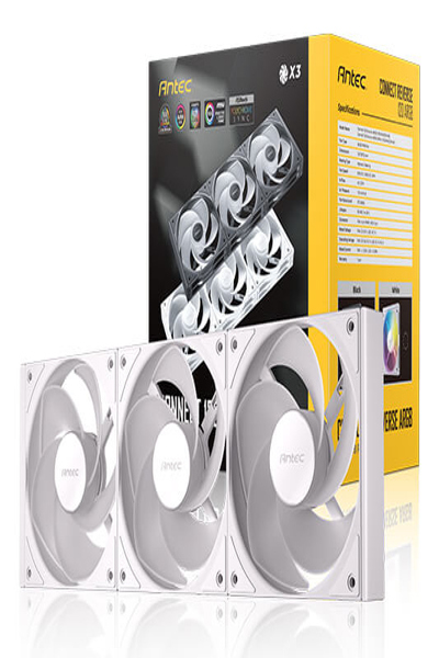Antec C120 ARGB Reverse White 120mm 3 fans - Case Fan - 800 rpm - 0-761345-40049-7