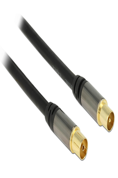 Delock Antennkabel - UHF-kontakt hona till UHF-kontakt hane - 88923