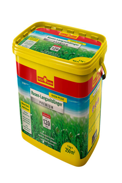 WOLF-Garten LE 250, Nitrogen fertilizer, Lawn grass, 4 month(s), 250 m², 5 kg - 3830030