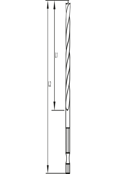 Bosch Holzspiralbohrer 1/4"-Sechskantschaft 5x52x99mm 2608595521