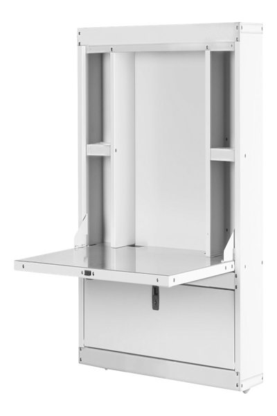 DIGITUS Workstation for wall mounting - Wall mounted rack - 80 kg - Key lock - 16.4 kg - Grey - DN-39009