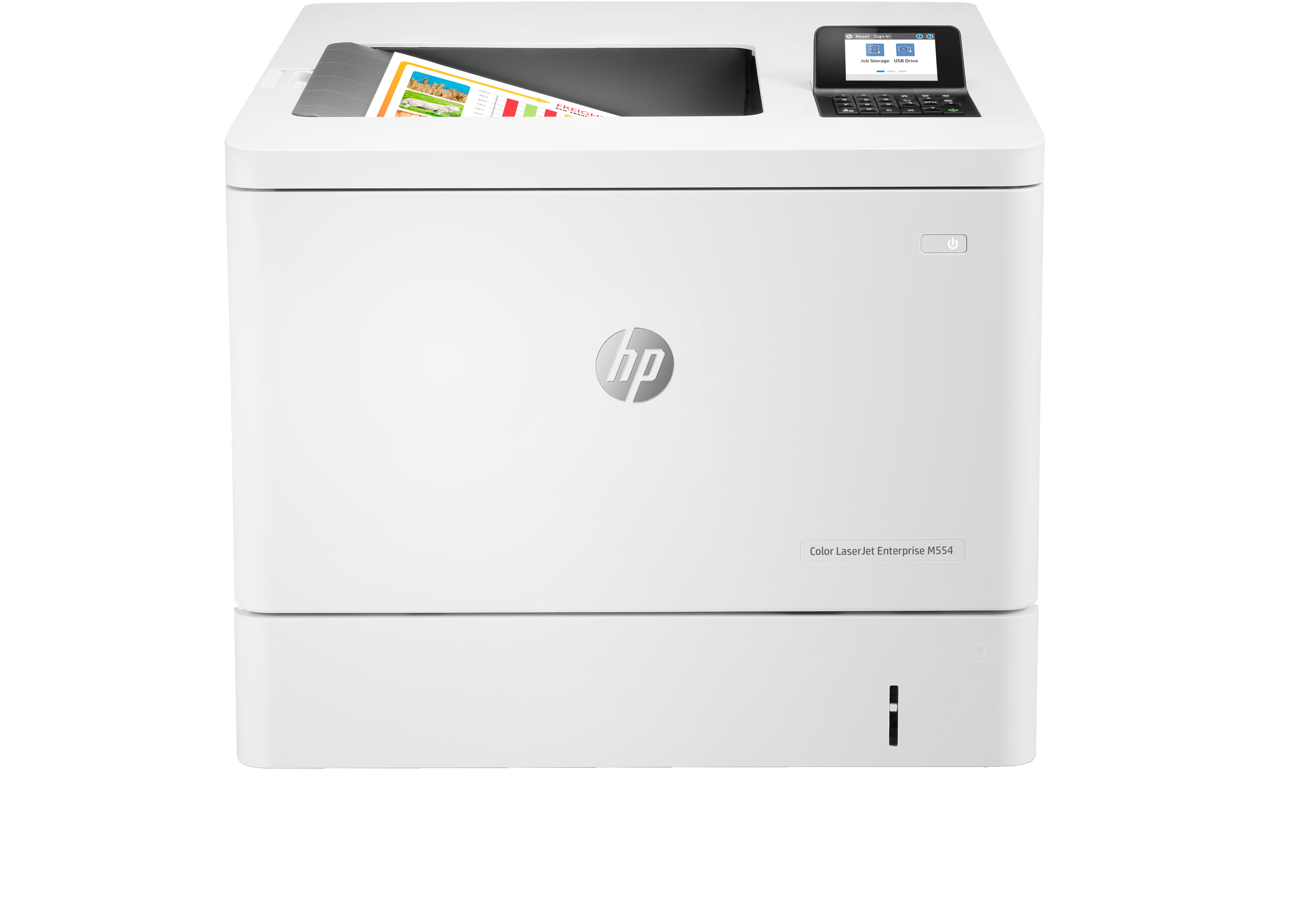 HP Color LaserJet Enterprise M554dn Printer - 7ZU81A