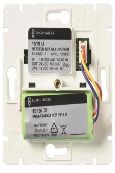 BUSCH JAEGER Power Supply 1519 U mit Akkupuffer - 2TKA00004530