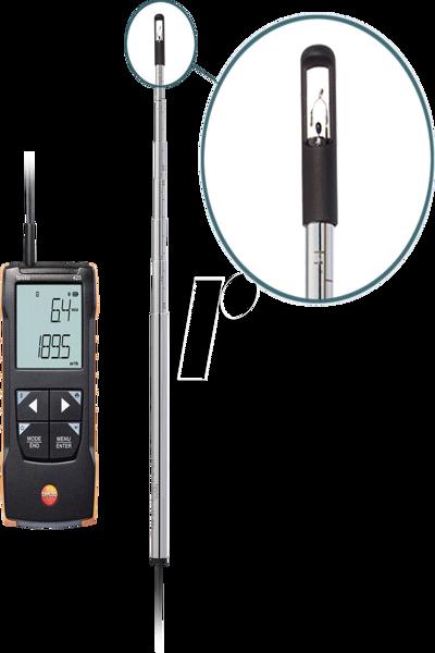 Testo 425 Anemometer 0.01 bis 30 m/s