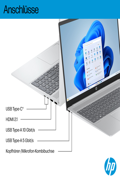 HP OMNIBOOK 5 LAPTOPAI 16-AF1154NG CORE ULTRA 5 NOTEBOOK - BZ8A1EA#ABD
