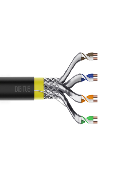 DIGITUS CAT 7A S/FTP data cable - outdoor installation cable, 500 m drum, simplex, PE - DK-1743-A-VH-5-OD