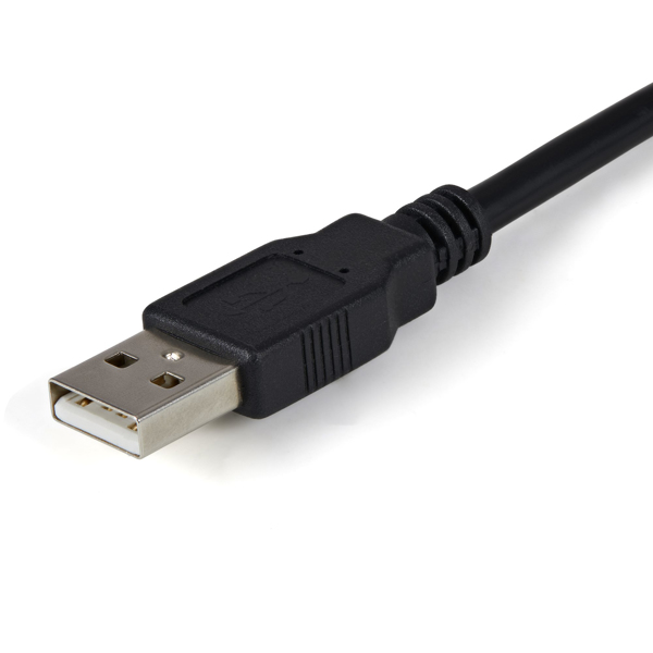 StarTech 2 port FTDI USB to serial RS232 adapter - USB to RS-232 Cable - Serial Adapter - USB - RS-232 x 2 - Black (ICUSB2322F) - ICUSB2322F