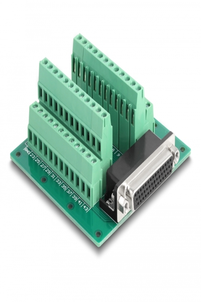 Delock Serial adapter - HD-44 to 45 pin terminal block - 66916