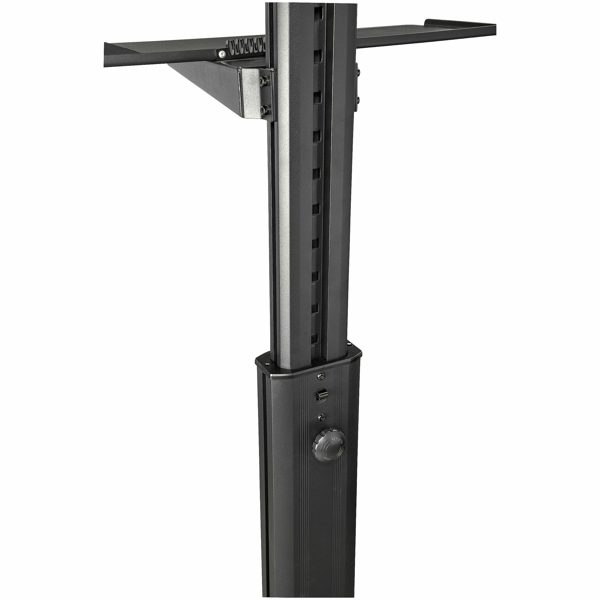 Computer desk with wheels and monitor mount CPU/PC holder Keyboard tray Ergonomic desktop computer cart - WKSTNCART
