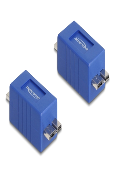 Delock USB-könsväxlare - Micro-USB Typ B (hane) till Micro-USB Typ B (hane) - 67216