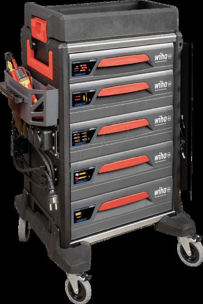 Wiha 45801 - Werkstattwagen E-Mobility bestÃƒÂ¼ckt 102-teilig