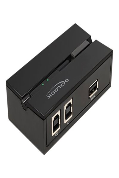 Delock USB 2.0 Switch fÃ¼r 2 PC an 1 GerÃ¤t 11491 - 11491