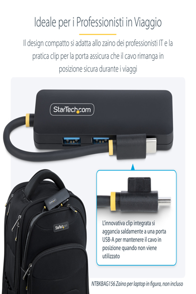 StarTech.com 4-Port USB-C Hub 5Gbps - H5C4A-USB-HUB