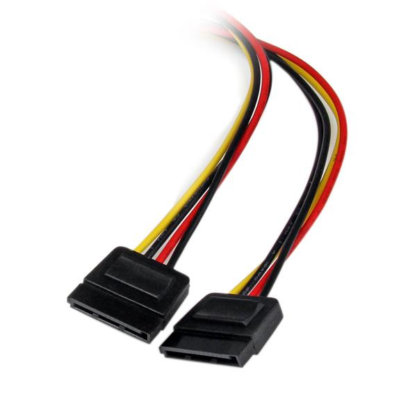 StarTech LP4 to SATA Power Y Adapter 12in - PYO2LP4SATA