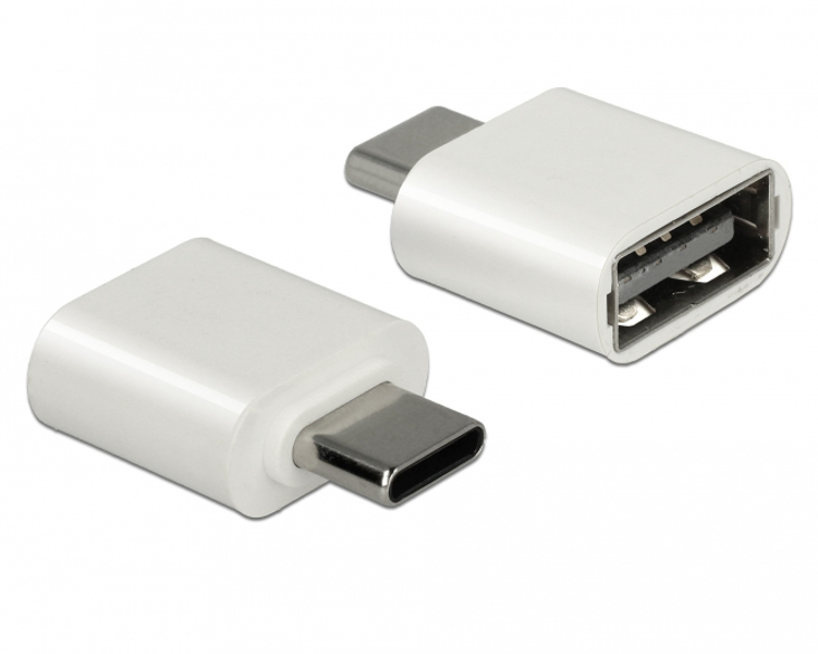 Delock 12532 - Ambidextrous - Optical - USB Type-A - 3200 DPI - White - 12532