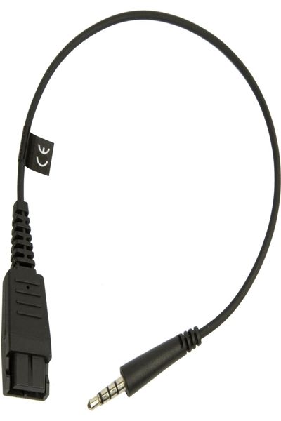 Adaptateur pour micro-casque Jabra - Mini-jack mâle vers déconnexion rapide mâle