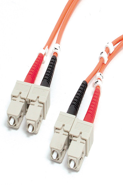 StarTech.com 2m SC to SC OM1 Multimode Fiber Optic Cable - FIBSCSC2