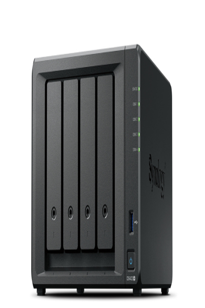 Synology DiskStation DS423+, NAS, Desktop, Intel® Celeron®, J4125, 16 TB, Black