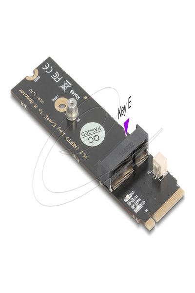Delock 64344 - Konverter M.2 Key M Stecker> E Slot - 64344