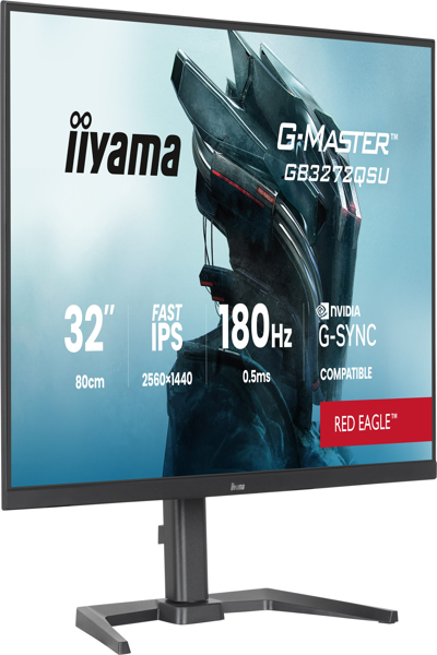 Iiyama GB3272QSU-B1 Gaming Monitor 32" IPS G-Master Flat Screen - GB3272QSU-B1