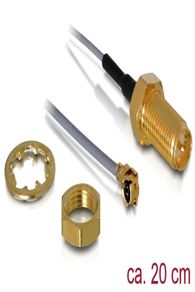 Delock Antenna cable - RP-SMA (M) to I-PEX (M) - 88340