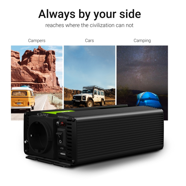 Green Cell Car Voltage Converter Power Inverter - INV08