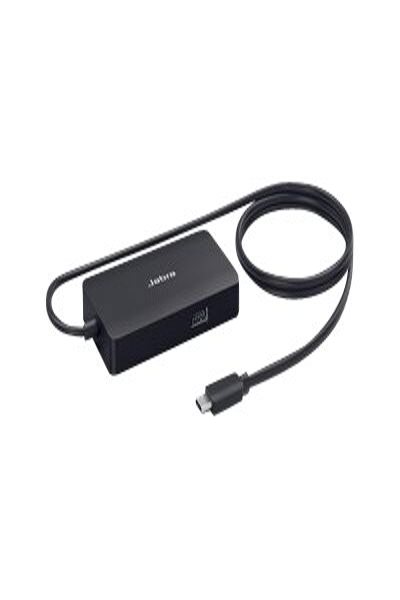Hub USB Jabra PanaCast USB-C - Chargeur Royaume-Uni - USB 3.2 Gen 1 (3.1 Gen 1) Type-C - HDMI - RJ-45 - USB 2.0 - USB 3.2 Gen 1 (3.1 Gen 1) Type-A - USB 3.2 Gen 1 (3.1 Gen 1) Type-C - Noir - Chine - 155 mm - 155 mm