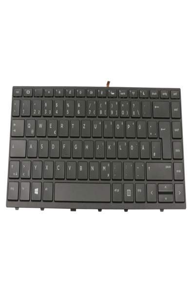 Clavier HP AEX8BG01010 DE noir mat rétroéclairé sans pavé numérique