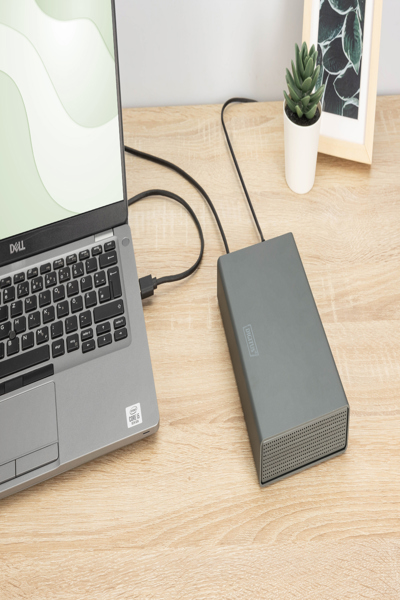 DIGITUS Hard Drive Enclosure USB3.0 3.5" SATA Aluminum - DA-71106-1