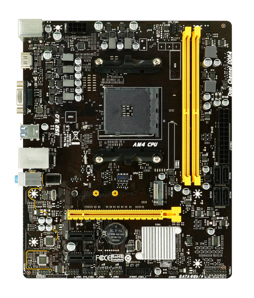 Biostar B450MH Moderkort micro ATX Socket AM4 AMD B450 - B450MH